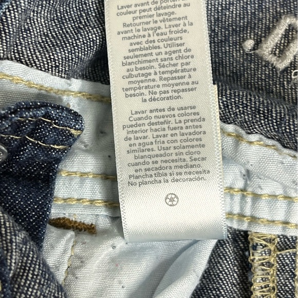 OshKosh B'gosh Overalls 12-18 Months Blue Jean Denim Farm - Picture 6 of 6